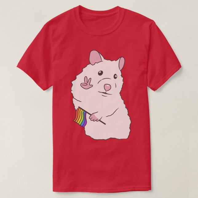 Camiseta Gay hamster (Diseño del anverso)