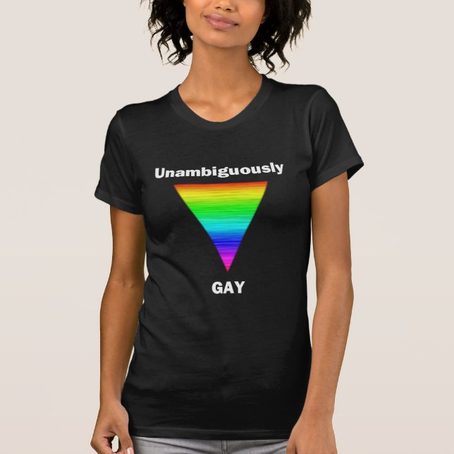 Camiseta Gay inequívoco (Anverso)
