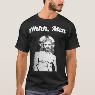 Camiseta Gay Jesus Ah Men Funny Humor Ateo Cristiano LGB