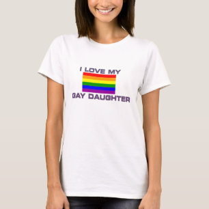 Camiseta - Gay / Lesbiana Amo a Mi Hija Gay