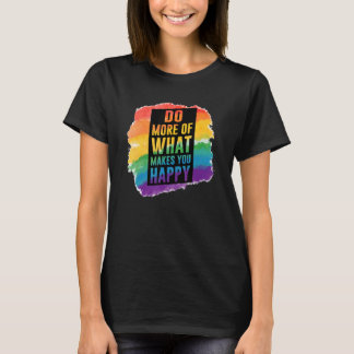 Camiseta Gay LGBT Haz más citas de felicidad