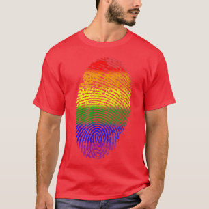 Camiseta Gay LGBT retro vintage en mi ADN Bandera arcoiris 