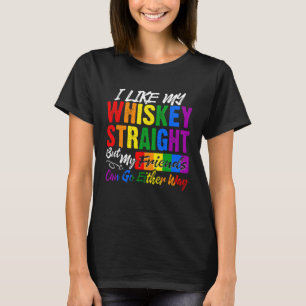 Camiseta Gay LGBTQ Como El Orgullo De Mis Amigos Directos P