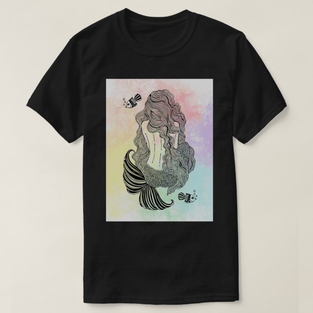 Camiseta Gay Mermaid (Diseño del anverso)