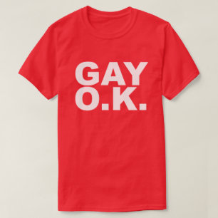CAMISETA GAY O.K. A OKAY