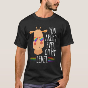 Camiseta Gay Orgullo Gay Gay Graffe LGBTQ Ni siquiera estás
