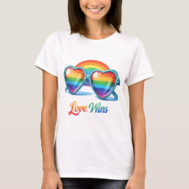 CAMISETA GAY ORIDE RAINBOW SUNGLASSES