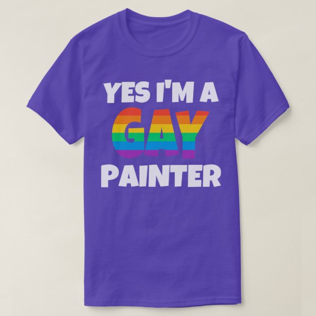 Camiseta Gay Painter (Diseño del anverso)