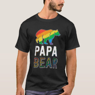 Camiseta Gay Papa Bear Shirt Orgulloso papá padre LGBTQ pad
