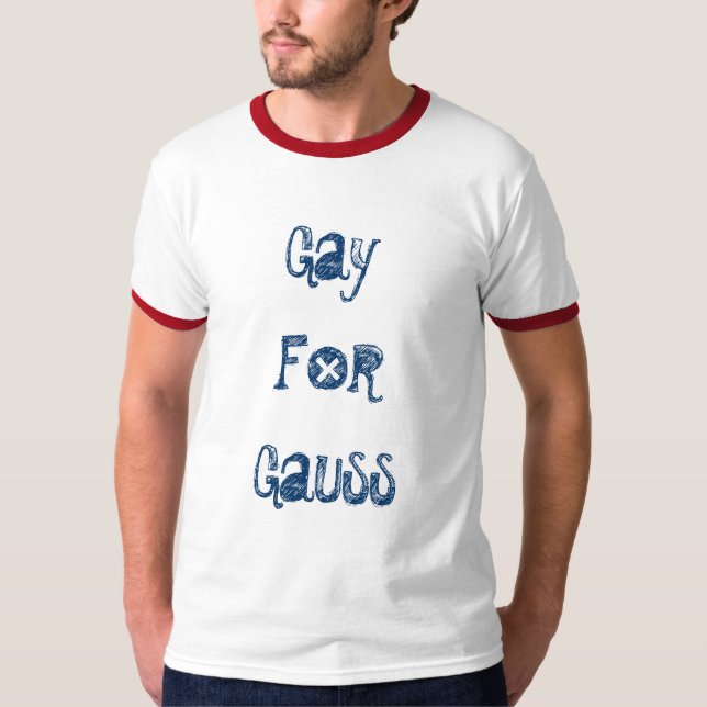 Camiseta Gay para el gauss (Anverso)