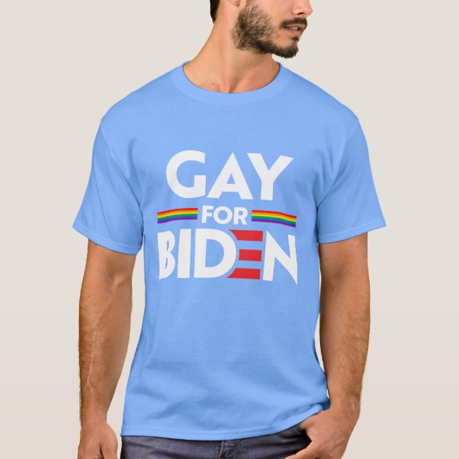 CAMISETA GAY PARA JOE BIDEN (Anverso)