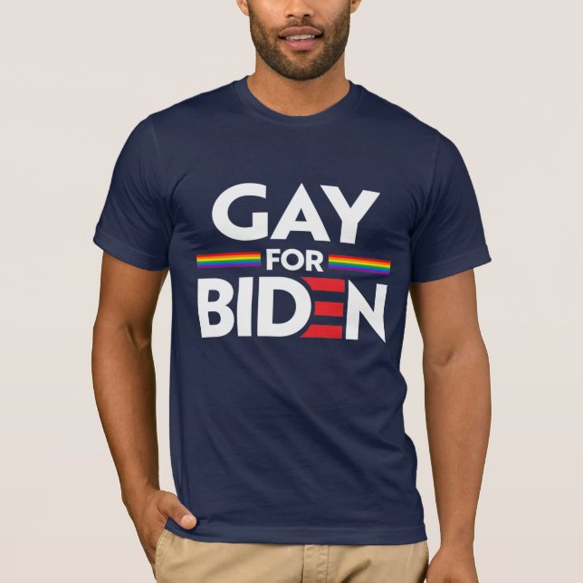 CAMISETA GAY PARA JOE BIDEN (Anverso)