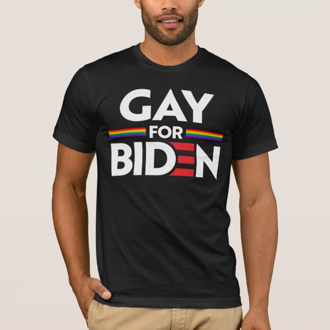 Camiseta GAY PARA JOE BIDEN T-Shirt (Anverso)