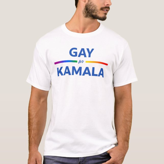 Camiseta Gay para Kamala Harris (Anverso)
