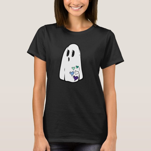 Camiseta Gay Pride Ghost (Anverso)