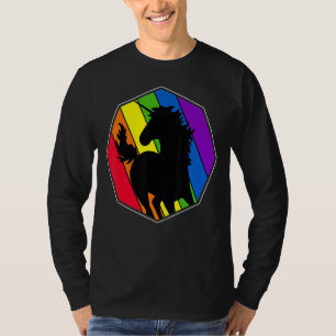 Camiseta Gay Pride Queer Lgbtq Bandera Arcoiris Magnífica U
