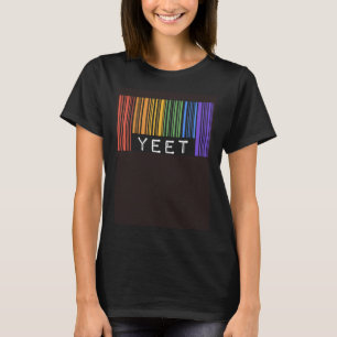 Camiseta Gay Queer Barcode Pride Yeet Meme estético LGBTQ