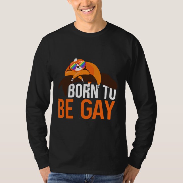 Camiseta Gay Sloth Lgbt Pride Studios (Anverso)