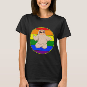 Camiseta Gay Sloth Yoga Lgbtq Pride Studios