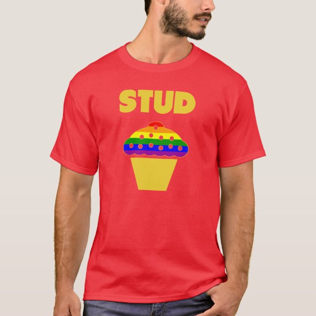 CAMISETA GAY STUD MUFFIN (Anverso)