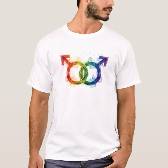 Camiseta GAY SYMBOL T-Shirt | Gay Pride for Men | LGBTQ (Anverso)