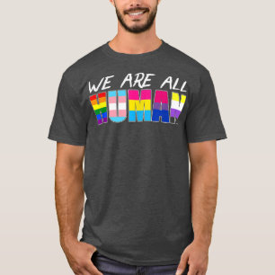 Camiseta Gay Todos Somos LGBT humano 