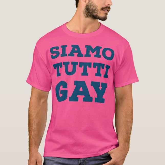 Camiseta Gay tutti blanco (Anverso)