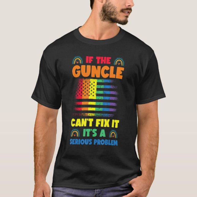 Camiseta Gay Uncle Pride Guncle 2 (Anverso)