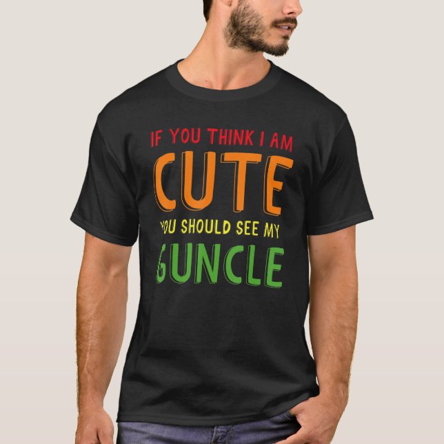 Camiseta Gay Uncle Pride Guncle 5 (Anverso)