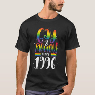 Camiseta Gay Y Fabuloso Desde 1996 Lgbtq Rainbow Pride Cr