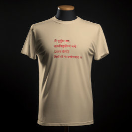 Camiseta Gayatri Mantra "Om Bhur Bhuva Swah"