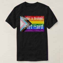 Camiseta Gaydar Está Roto De Orgullo Duro