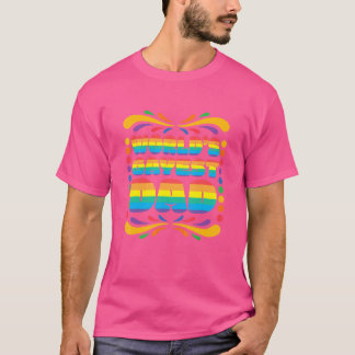 Camiseta Gayest Dad Lgbtq Orgullo Gay Transge Lesbiana