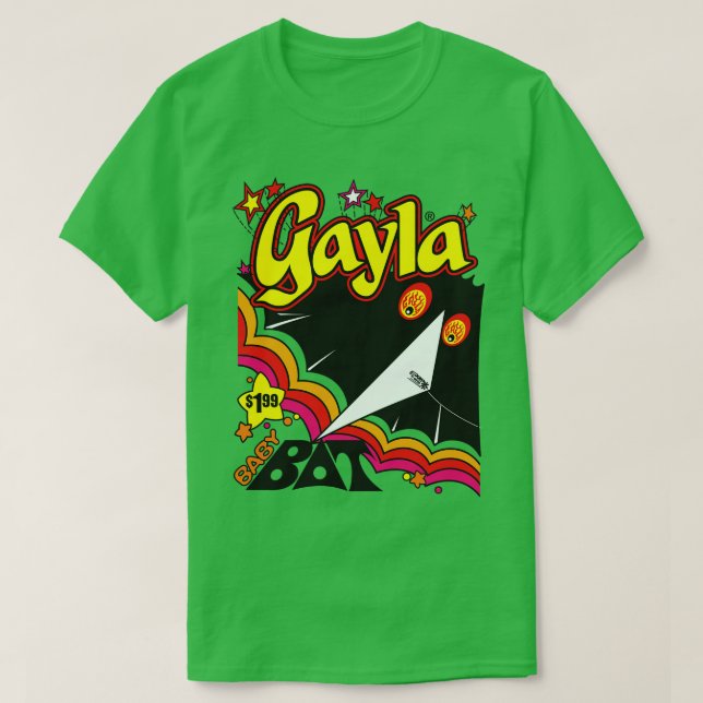 Camiseta Gayla Kite Baby Bat Light (Diseño del anverso)