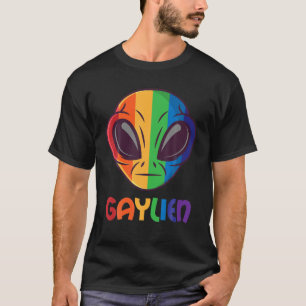 Camiseta Gaylien Gracioso Gay Alien LGBT Orgullo Gay Arcoir