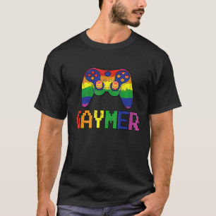 Camiseta Gaymer Control de juegos Rainbow Lgbt Orgullo Gay 