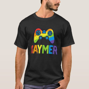 Camiseta Gaymer Gamer Gay Rainbow Lgbt Orgullo Lesbiana Rai