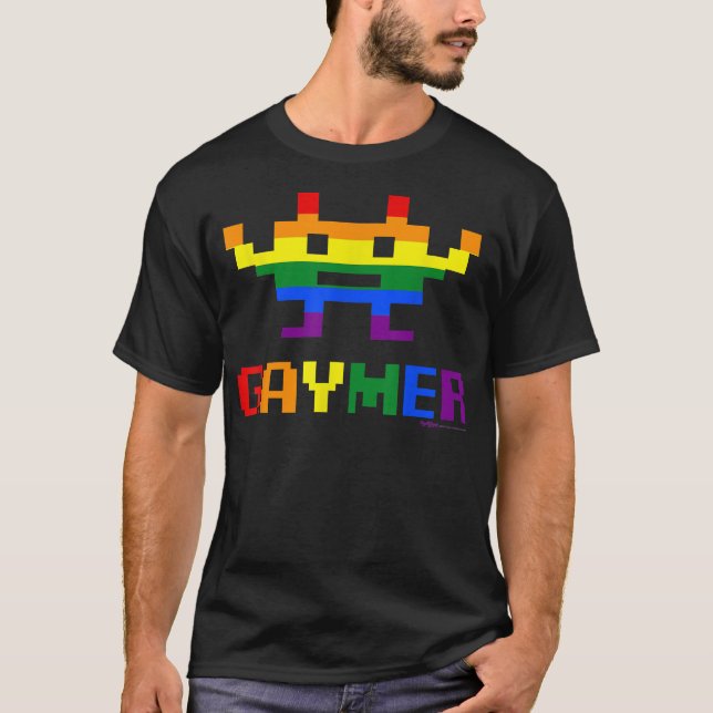 Camiseta Gaymer  Gamer Gay  T de Gaming  (Anverso)