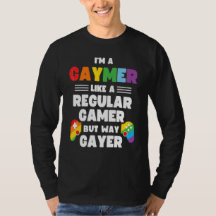 Camiseta Gaymer Gay Gamer Lgbt Orgullo Controlador Arcoiris