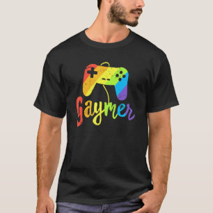 Camiseta Gaymer Gay Gamer Lgbt Orgullo Marcha del Arcoiris 