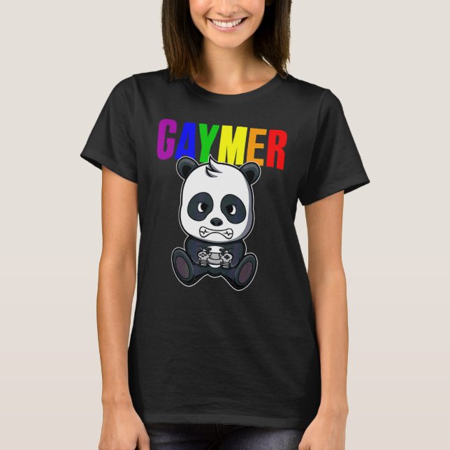 Camiseta Gaymer Gay Pride Bandera Gamer Lgbtq Video Game Pa (Anverso)