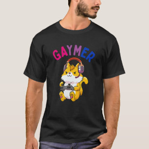 Camiseta Gaymer Gaymer Geek Orgullo Bisexual Lgbt Videojueg