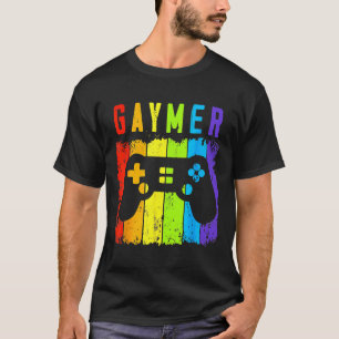 Camiseta Gaymer LGBT Gamer Orgullo gay Rainbow Gamepad 1