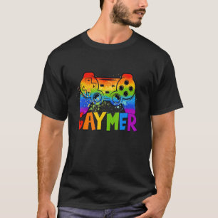 Camiseta Gaymer Lgbt Gay Pride Rainbow Equality Game Contro