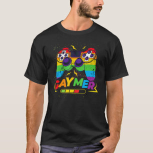 Camiseta Gaymer Lgbt Orgullo Gay 800 Gamer Control Arcoiris