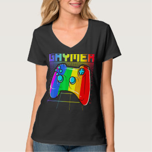 Camiseta Gaymer Lgbt Orgullo Gay 800 Gamer Control Arcoiris