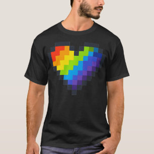 Camiseta Gaymer LGBT Orgullo retro Gay Gamer Piel Arcoiris 