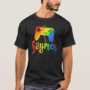Camiseta Gaymer Lgbtq Orgullo Gay Mes Jugador