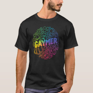 Camiseta Gaymer Rainbow Board Game Bits