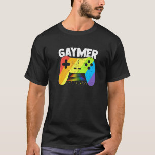 Camiseta Gaymer Rainbow Pride Mes Jugador de videojuegos Ga